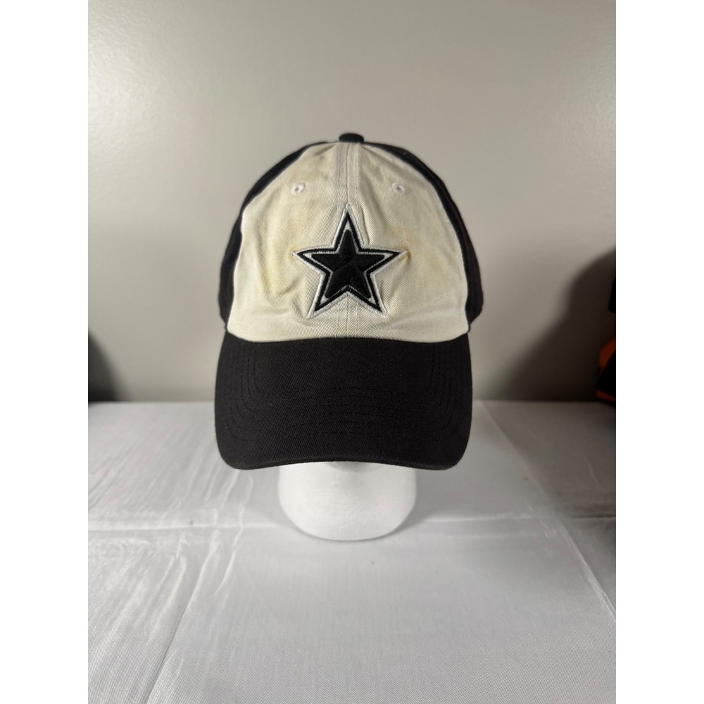 Dallas Cowboys NFL Hat Black White Star Logo Baseball Cap Mens XL